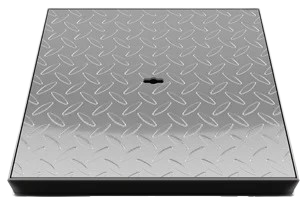 Tampas Galvanizadas Xadrez Rasas